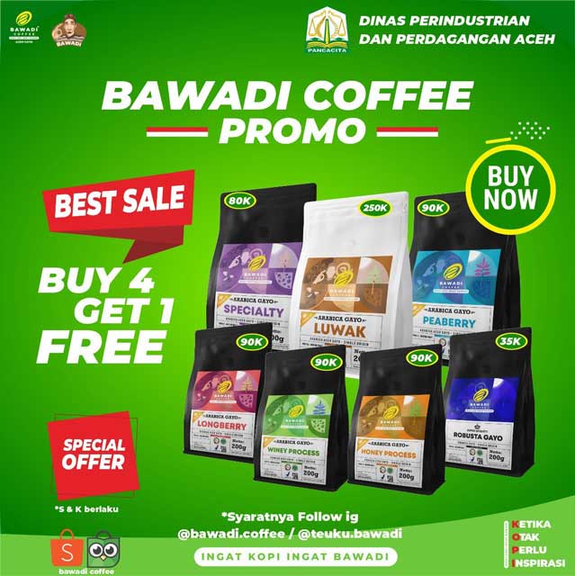 Bawadi Coffee Promo – Disperindag Aceh